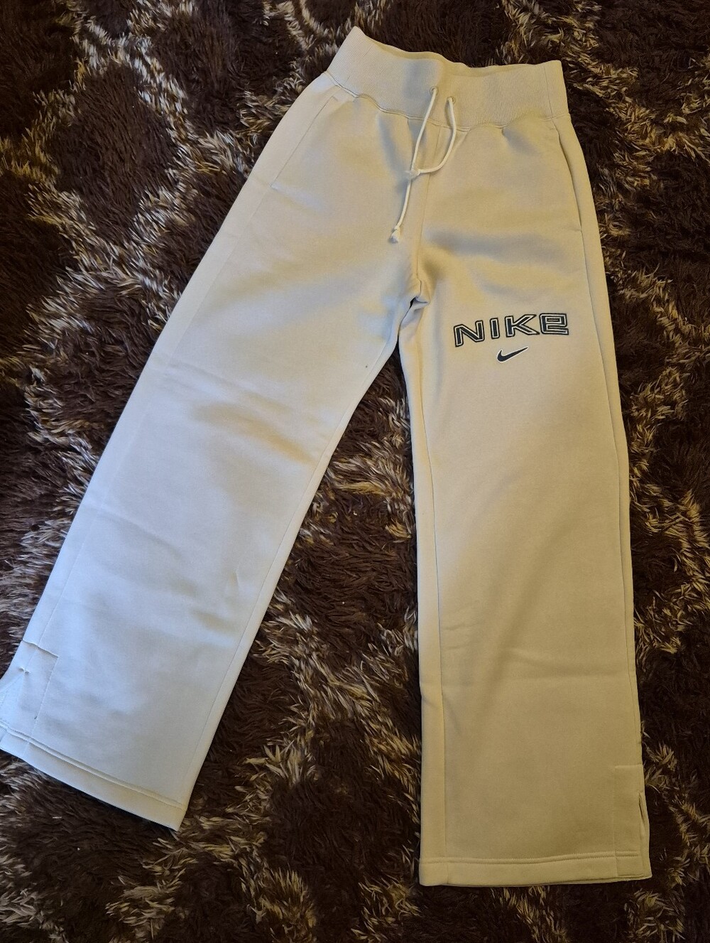 Nike Sportswear Phoenix FleeceWomen's High-Waisted Wide-Leg Logo Trousers